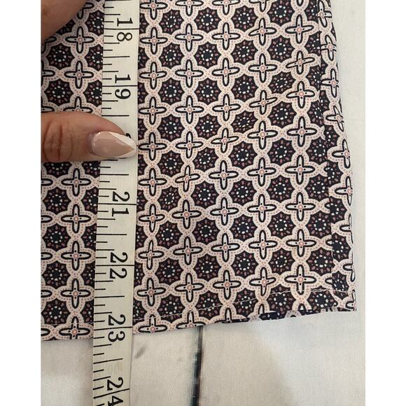 Corp Core Workwear Blouse Pink and Black Print Sleeveless Blouse XS - Picture 4 of 6